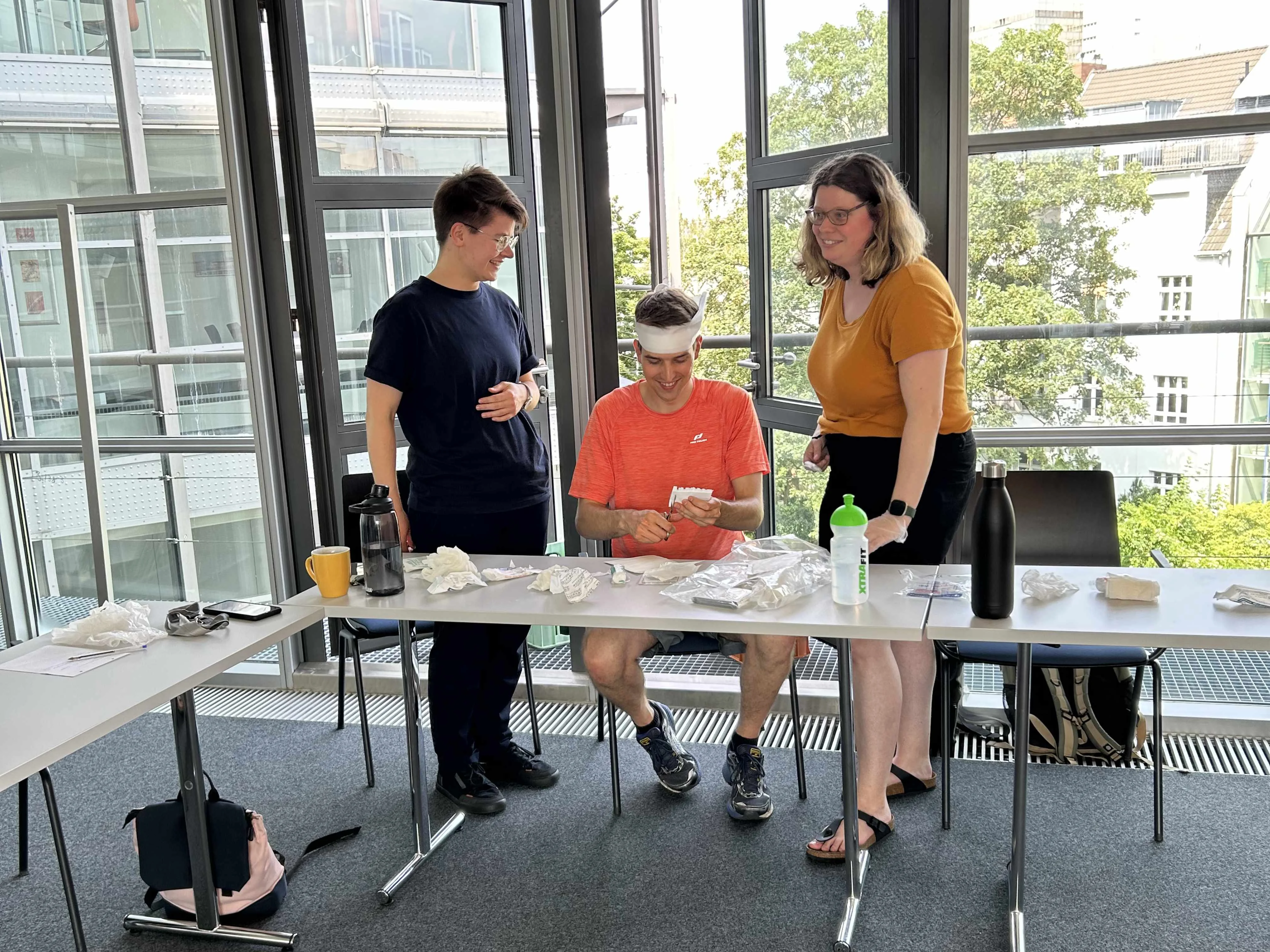 Impressionen vom Erste-Hilfe-Kurs