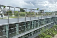 Blick von der Dachterrasse