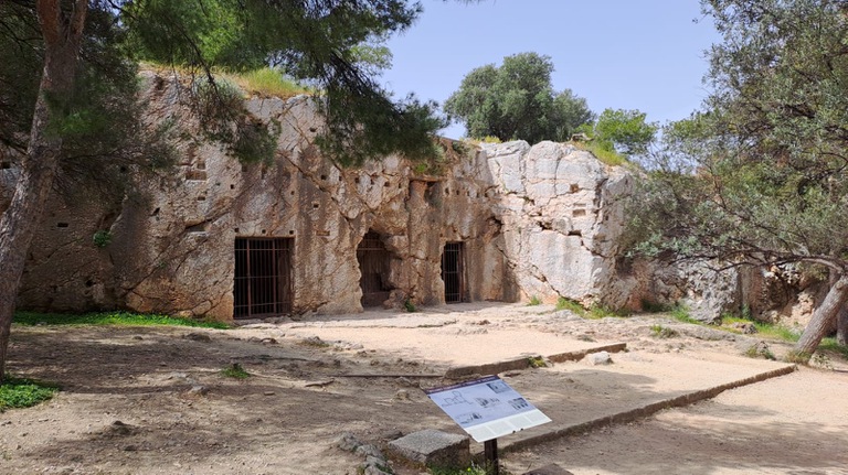 The alleged prison of Socrates
