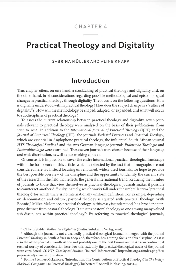 The Oxford Handbook of Digital Theology