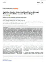 Digitizing Dignity: Analyzing Digital Twins Through the Lens of Multidimensional Human Dignity