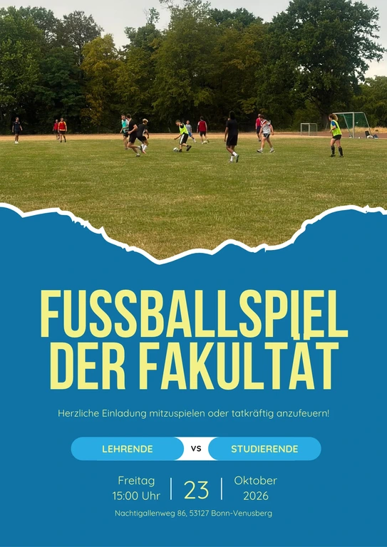 Fussballspiel der Fakultät