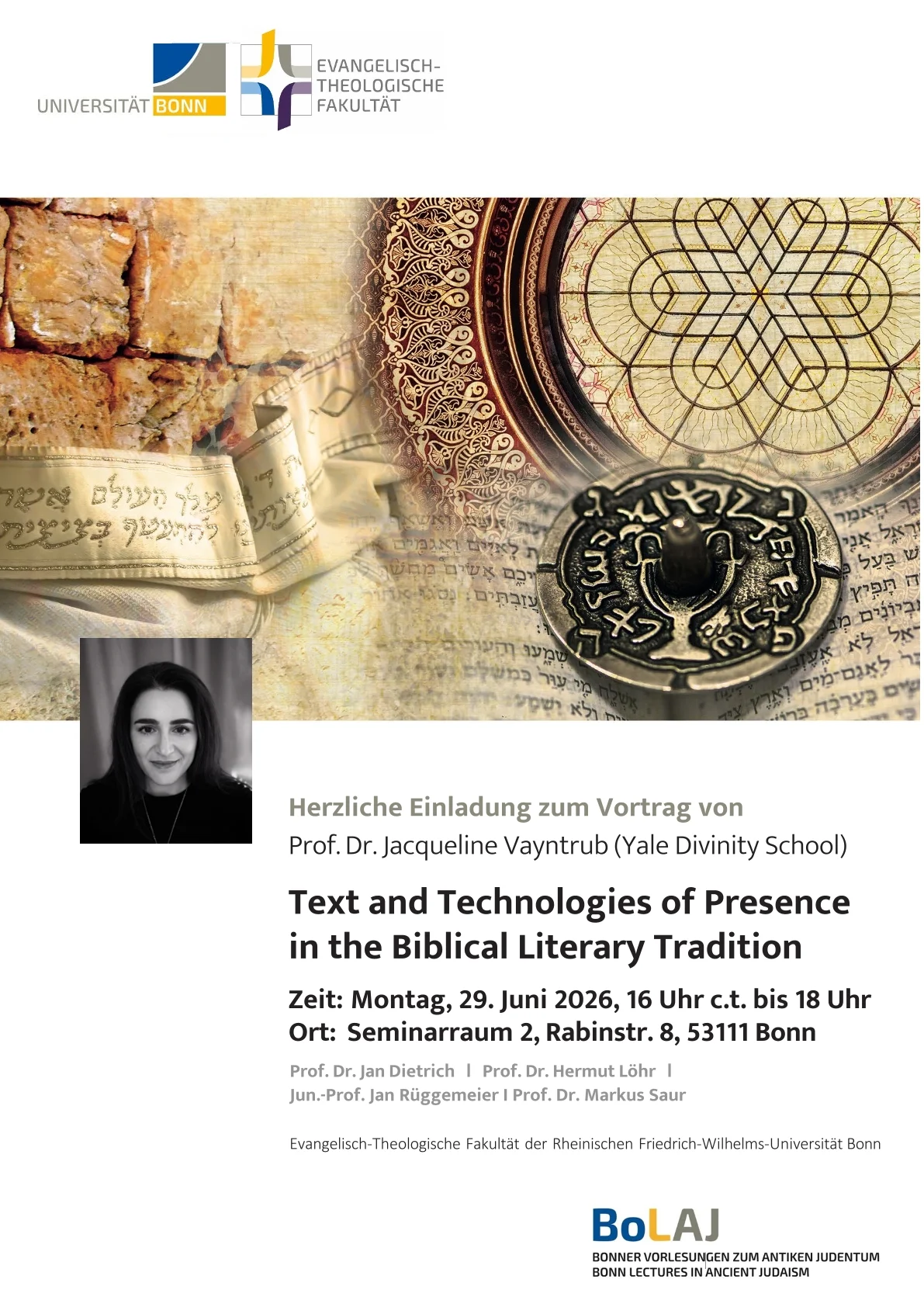 Vortrag von Prof. Dr. Jacqueline Vayntrub