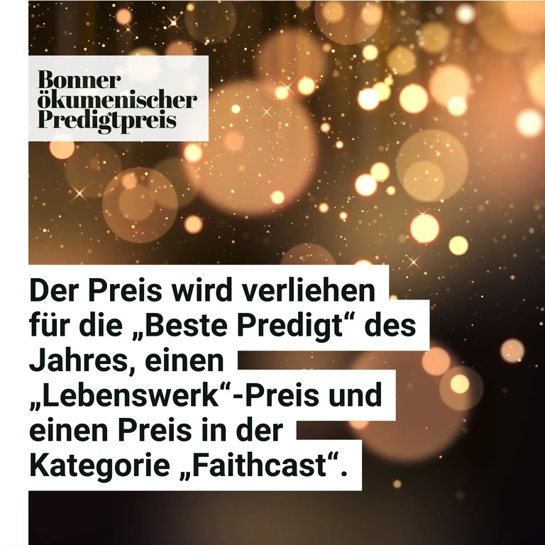Preisverleihung des „Bonner ökumenischen Predigtpreis“
